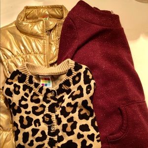 💥💥SOLD IN A BUNDLE    Girl’s Gold Sparkle Bundle